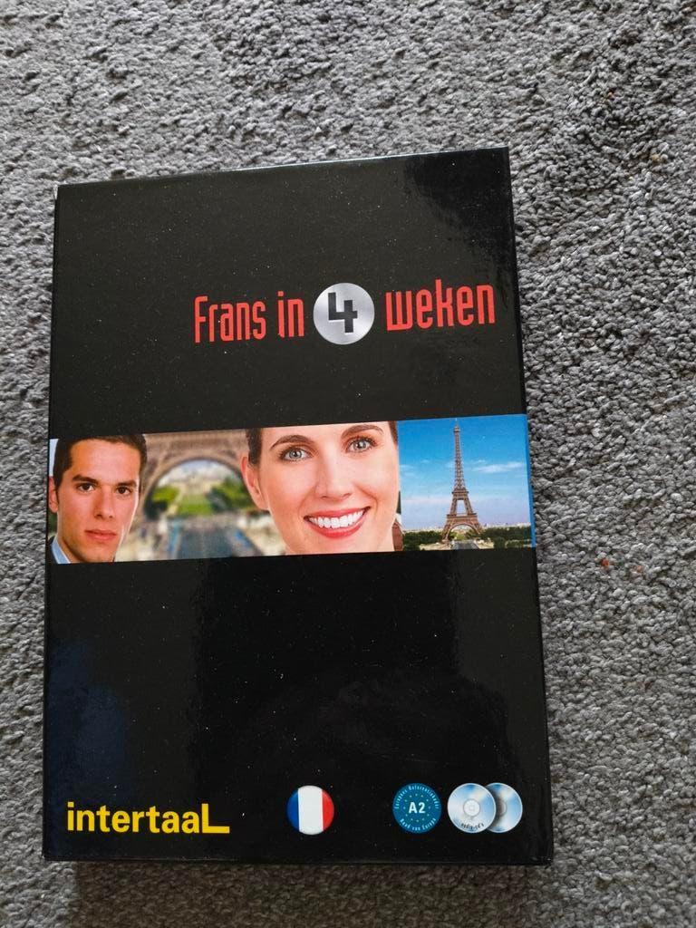 Intertaal: Frans in 4 Weken - Leerboek met CD's, Ophalen of Verzenden, Zo goed als nieuw, Intertaal, Non-fictie