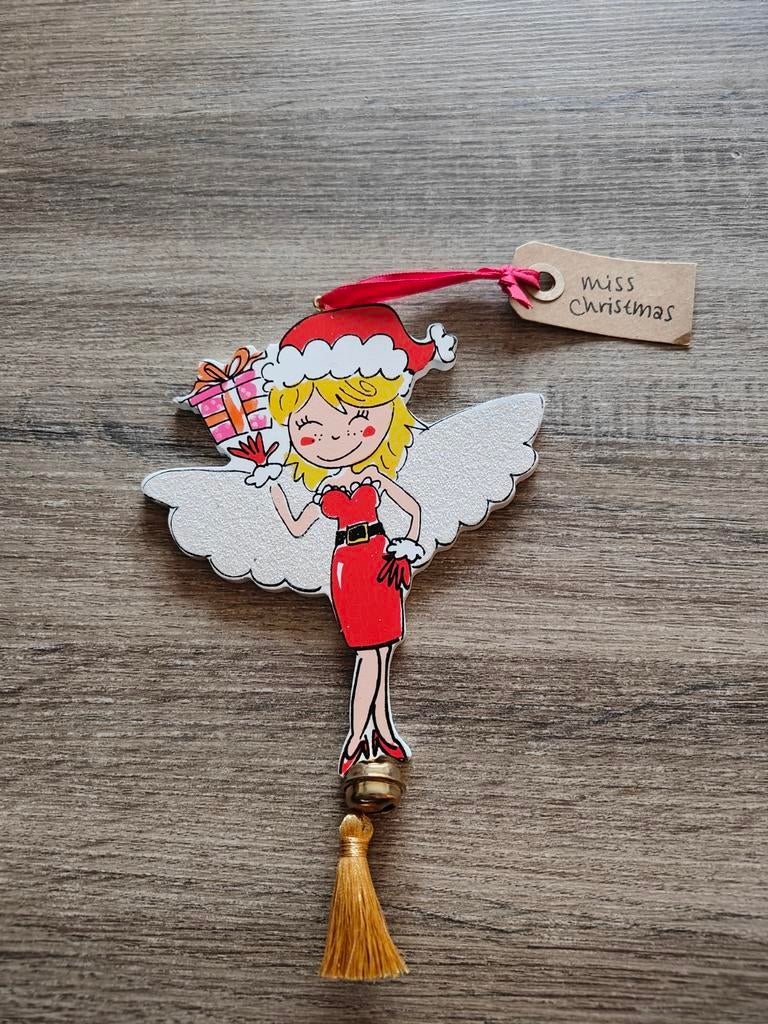 Blond Amsterdam Kerstmis Kerstboom Hanger 'Miss Christmas', Diversen, Kerst, Ophalen of Verzenden, Nieuw