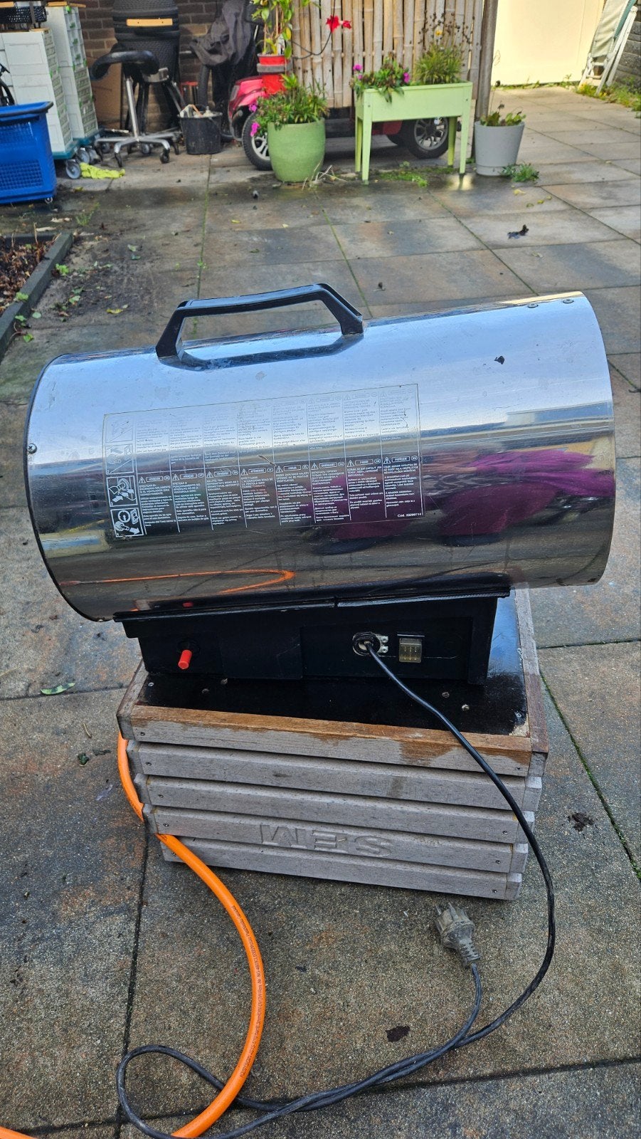 Munters SIAL K10 30 ME Gaskachel Heater, Ophalen, 30 tot 80 cm, Gebruikt, Kachel