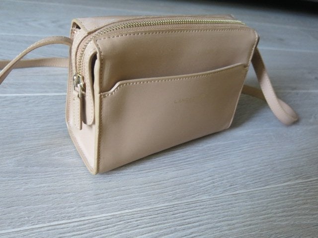 Lancaster crossbody tas, Ophalen of Verzenden, Nieuw, Beige, Schoudertasje