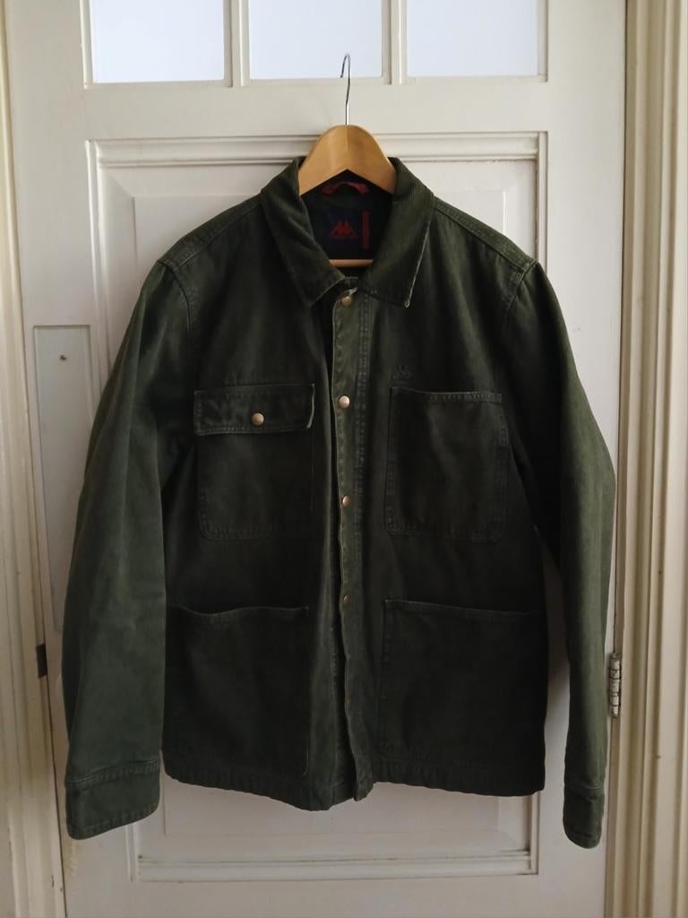 RAILWAY COAT KAPPA/MODEL CARHARTT DUCK CHORE JAS/DICKIES, Ophalen, Maat 52/54 (L), Groen
