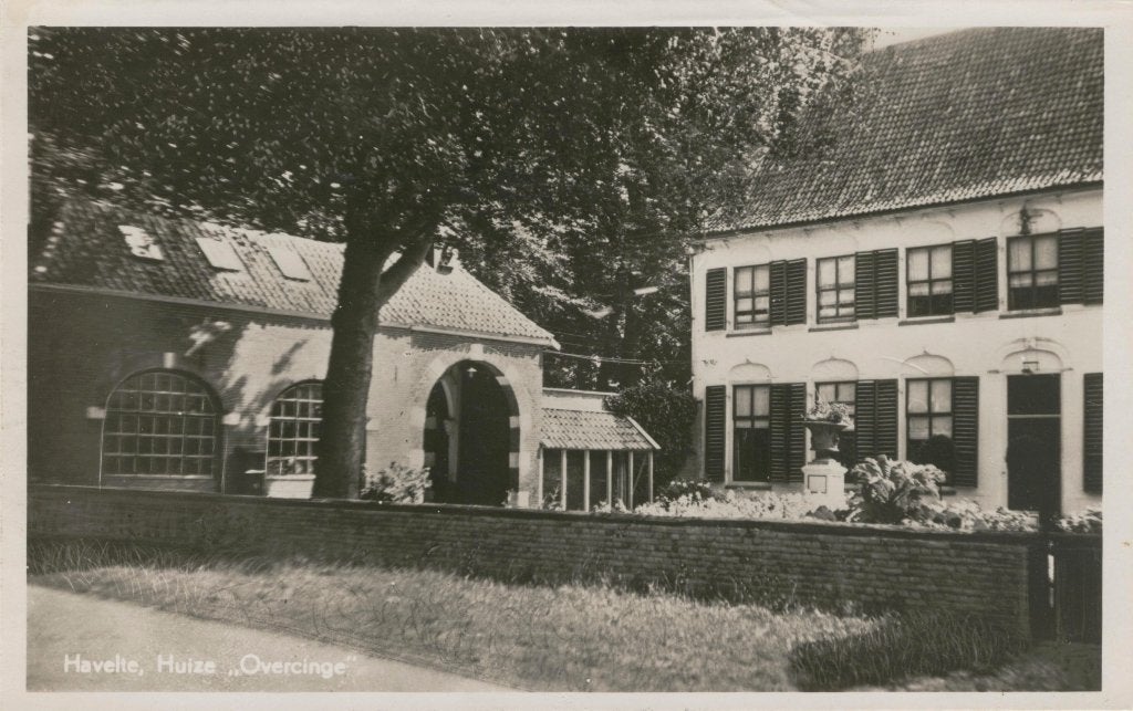 Havelte Huize  Overcinge, Verzenden, 1940 tot 1960, Ongelopen, Drenthe
