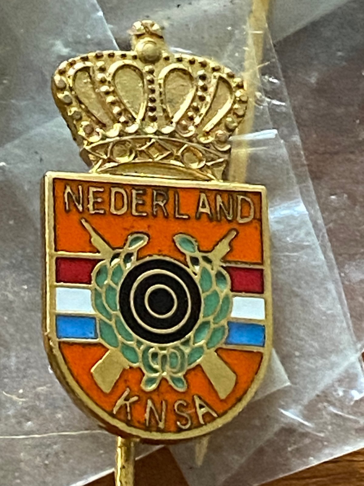 6 X Speld. Koninklijke Nederlandse Schutters Associatie., Ophalen of Verzenden, Overige soorten, Nederland, Overige typen