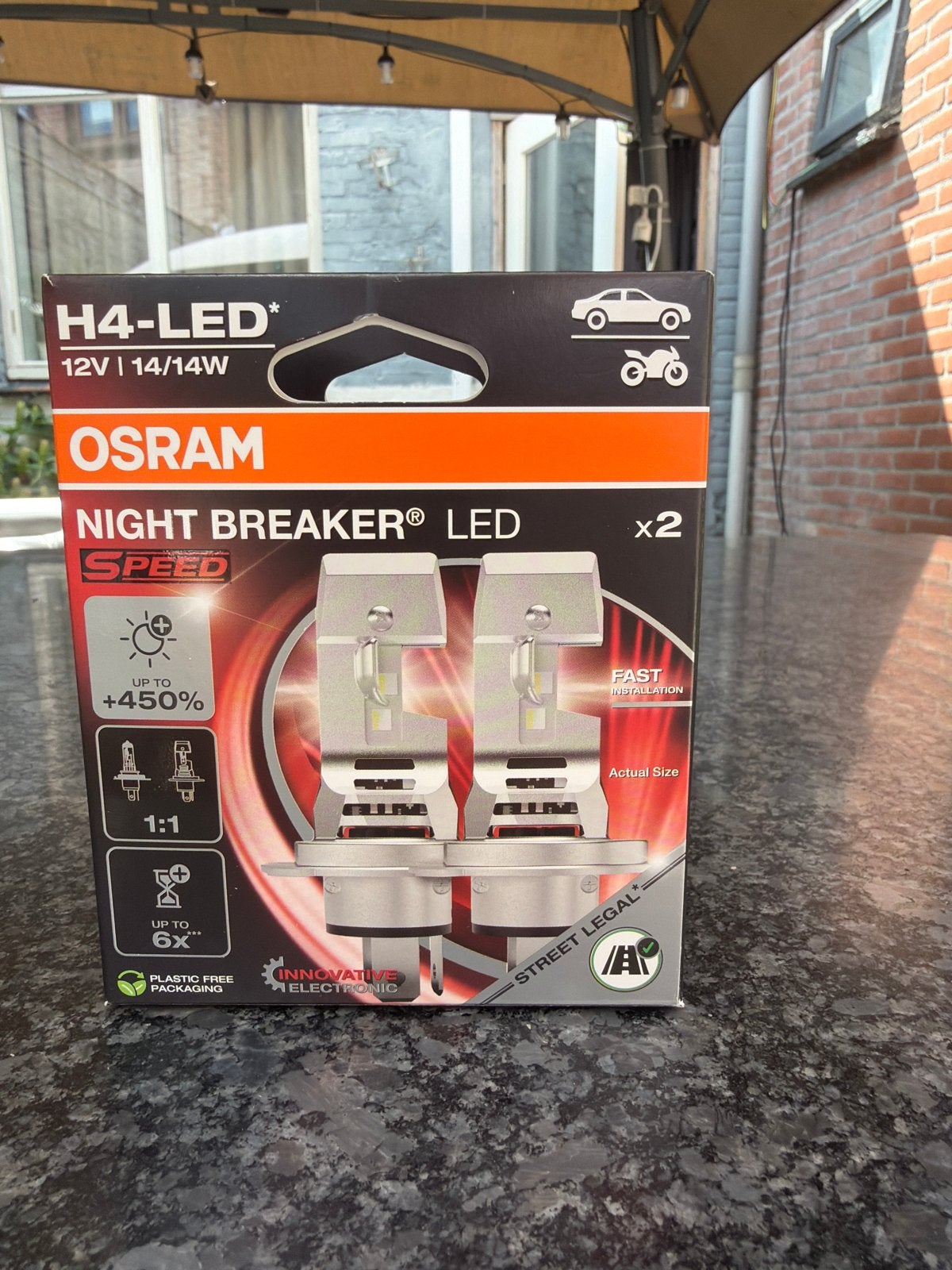 Osram H4 LED Koplampen Night Breaker - Auto/Motor, Ophalen of Verzenden, Gebruikt, Universele onderdelen