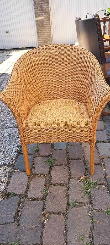 6x rotan stoel / kuipstoel, Ophalen, Zo goed als nieuw, Stoel, Vijf, Zes of meer stoelen