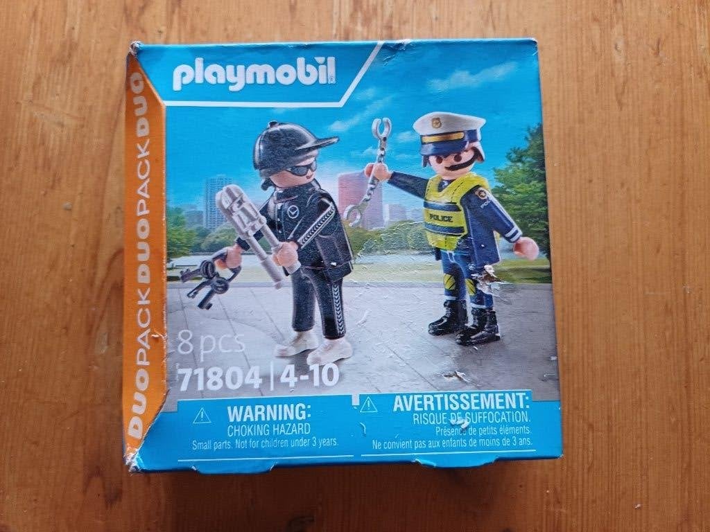 Playmobil Agent met inbreker nr 71804 (nieuw), Complete set, Nieuw, Ophalen of Verzenden, City action