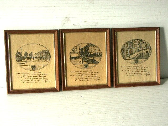 Gravures, Ophalen of Verzenden, Stadsgezicht, 1700 - 1799