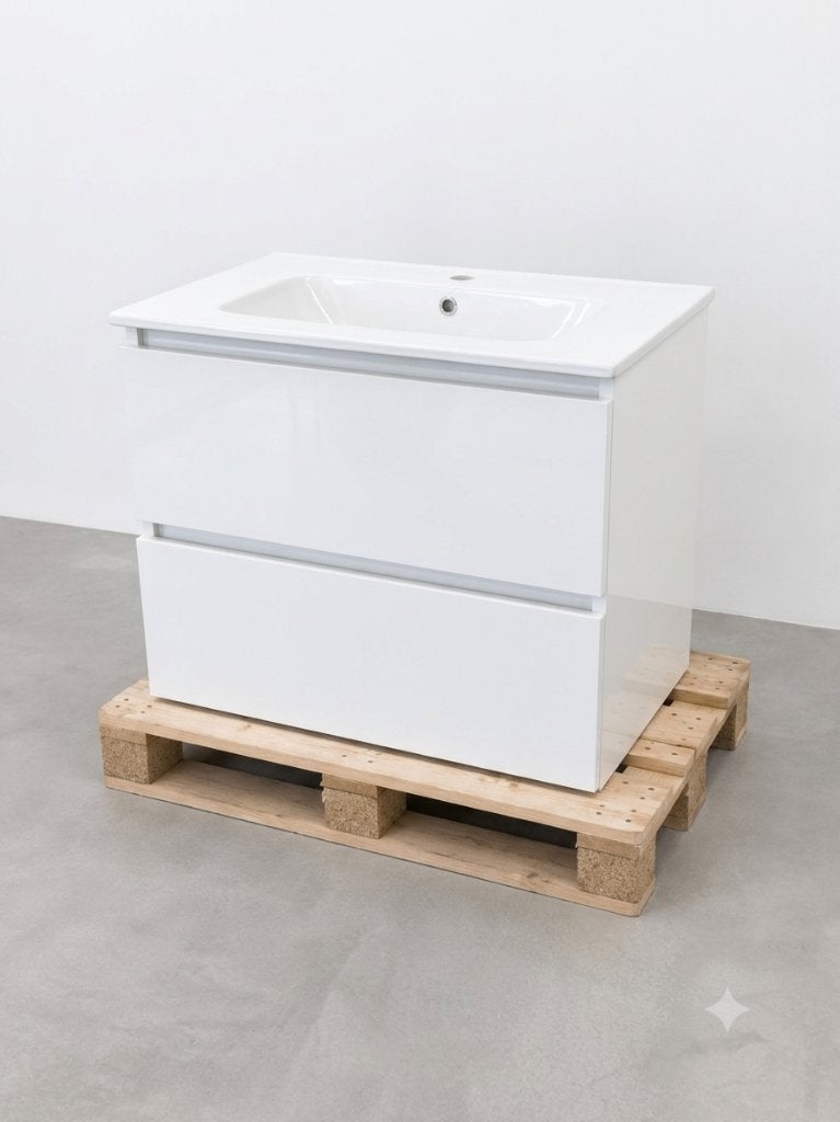 LAATSTE! Wastafelkast Badmeubel 80cm - Nieuw! nr145B, Ophalen of Verzenden, Nieuw