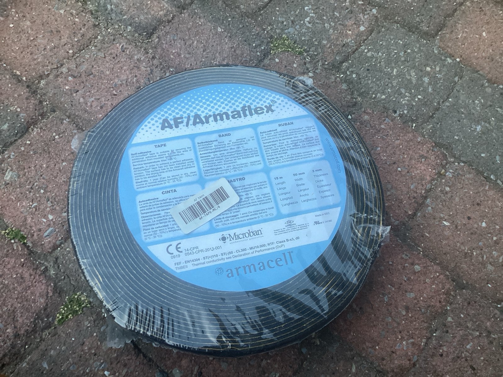 Armaflex AF/Armaflex Isolatietape - Nieuw, Doe-het-zelf en Verbouw, Isolatie en Afdichting, Overige materialen, Nieuw, Minder dan 5 m²