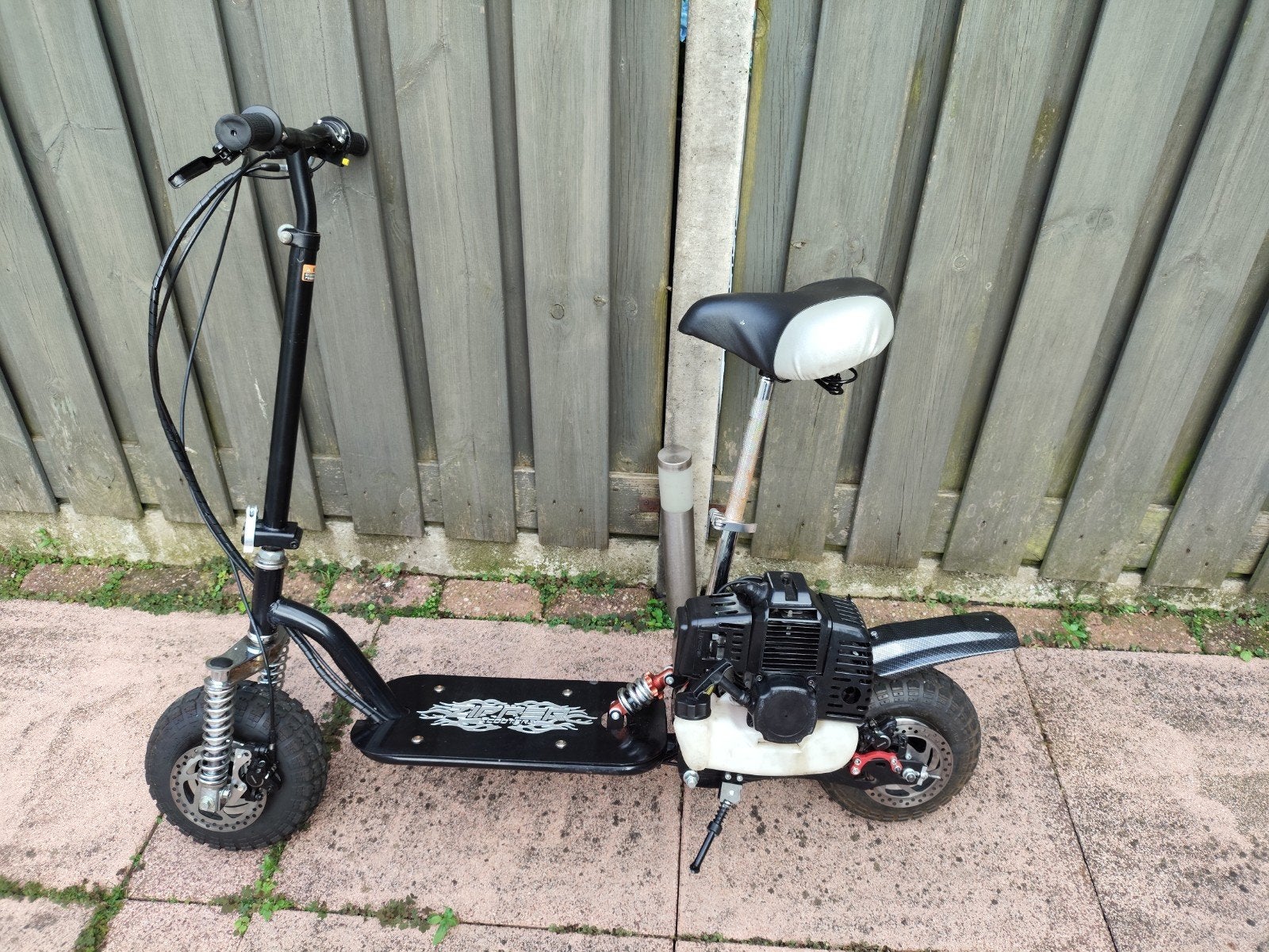 Motor step 49cc - Ideaal voor camping of kartbaan (ruilen), Fietsen en Brommers, Steps, Ophalen of Verzenden, Gebruikt, Overige typen