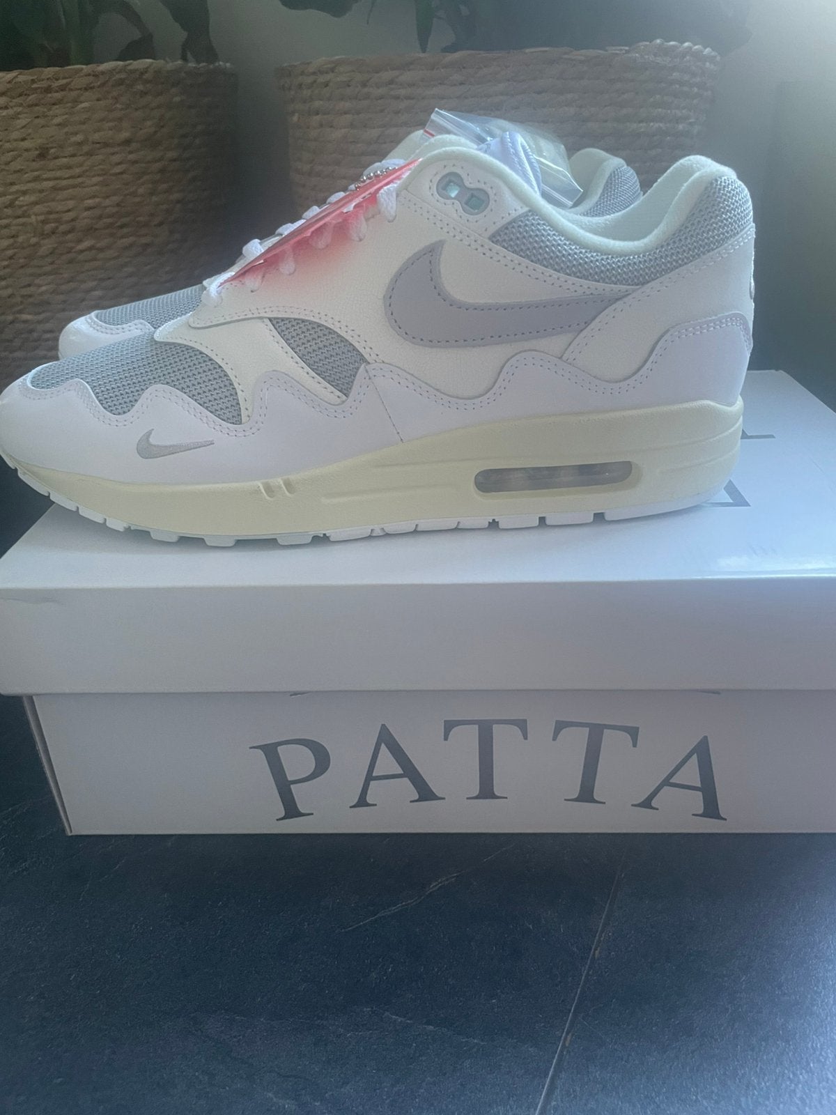 Nike Air Max 1 Patta White! Nieuw! Maat 43! OG, Kleding | Heren, Schoenen, Overige kleuren, Nieuw, Ophalen of Verzenden, Sneakers of Gympen