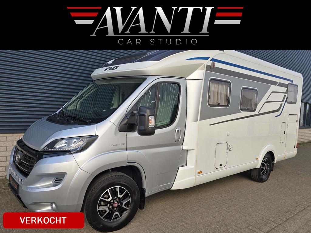 Hymer HYMER TRAMP GL 578 130 PK SLECHTS 21.218 KM LENGTEBEDD, Caravans en Kamperen, Campers, Airconditioning, 6 tot 7 meter, Tot en met 3