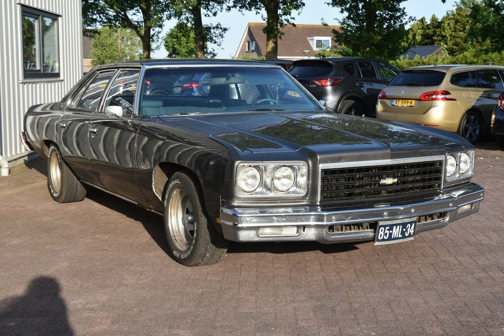 Chevrolet Impala 1 BL 69 Sport 350 ci Bouwjaar 1976. Nederla, Automaat, Achterwielaandrijving, Chevrolet, Zwart