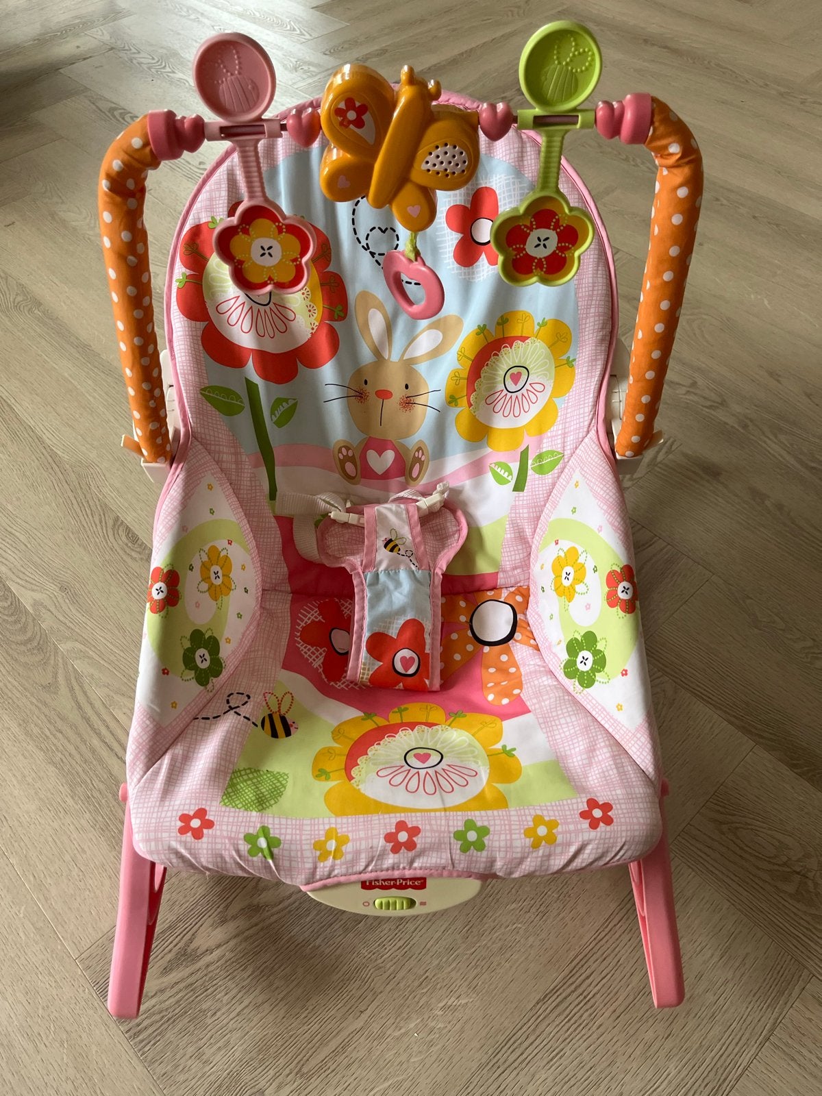 Fisher-Price Wipstoeltje met geluid en trilfunctie, Ophalen, Gebruikt, Overige typen, Met geluid