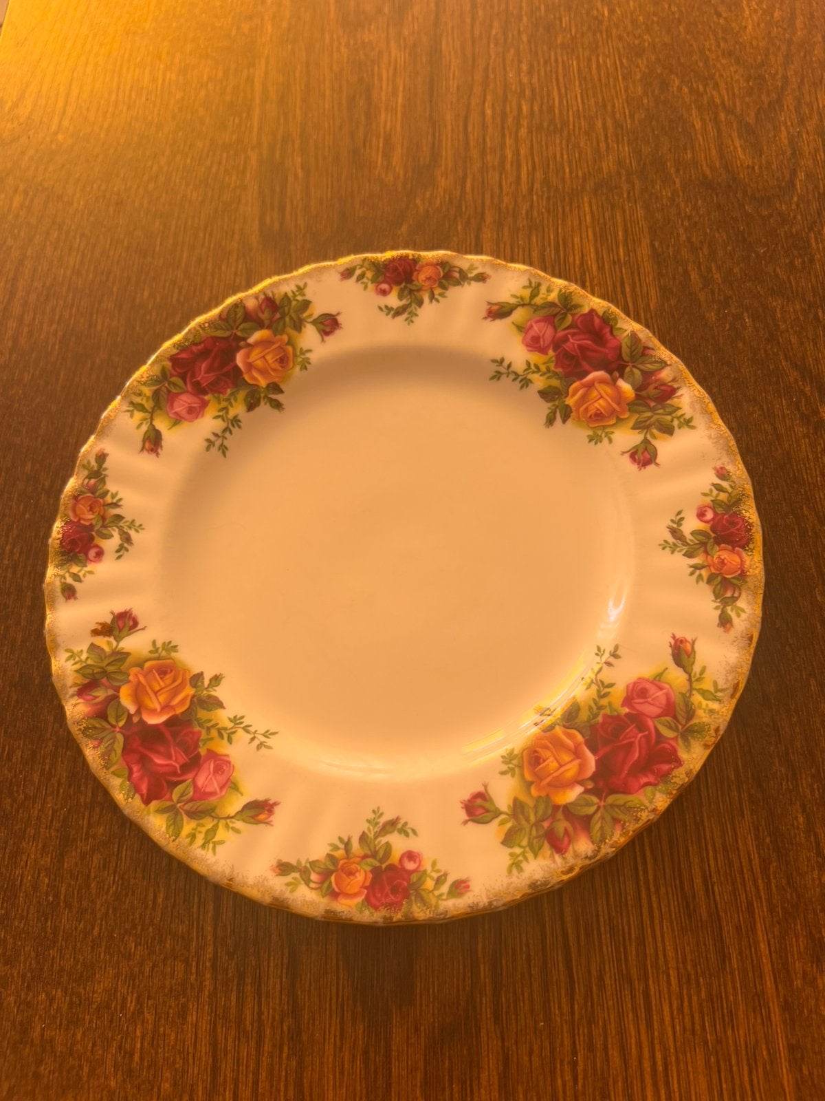 Royal Albert Old Country roses * ontbijt bordje, Ophalen