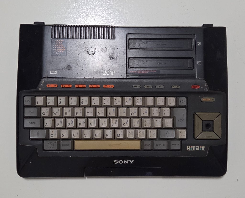 MSX computer Sony HB 201P, Computers en Software, Vintage Computers, Verzenden, MSX
