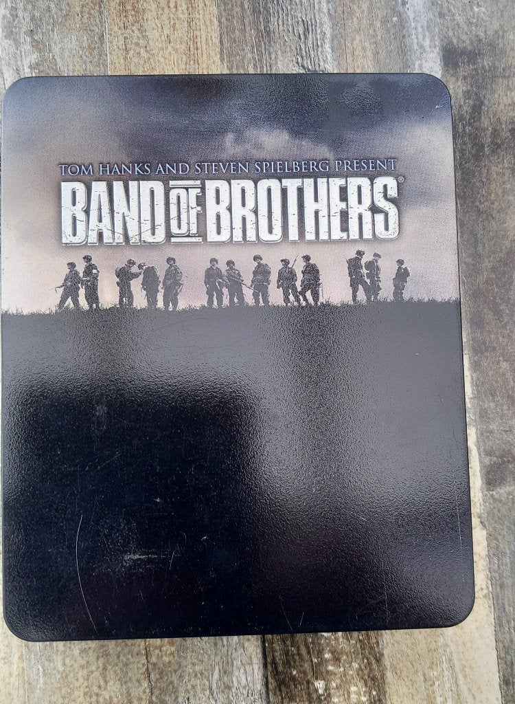 Band of brother DVD box in metalen blik * collector's item *, Vanaf 16 jaar, Ophalen of Verzenden, Zo goed als nieuw, Oorlog