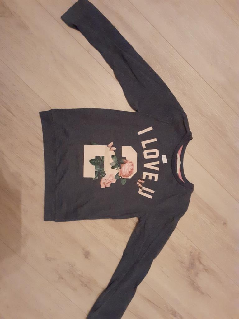 Leuke dunne trui met opdruk maat 122/128, Meisje, Trui of Vest, H&M, Ophalen of Verzenden
