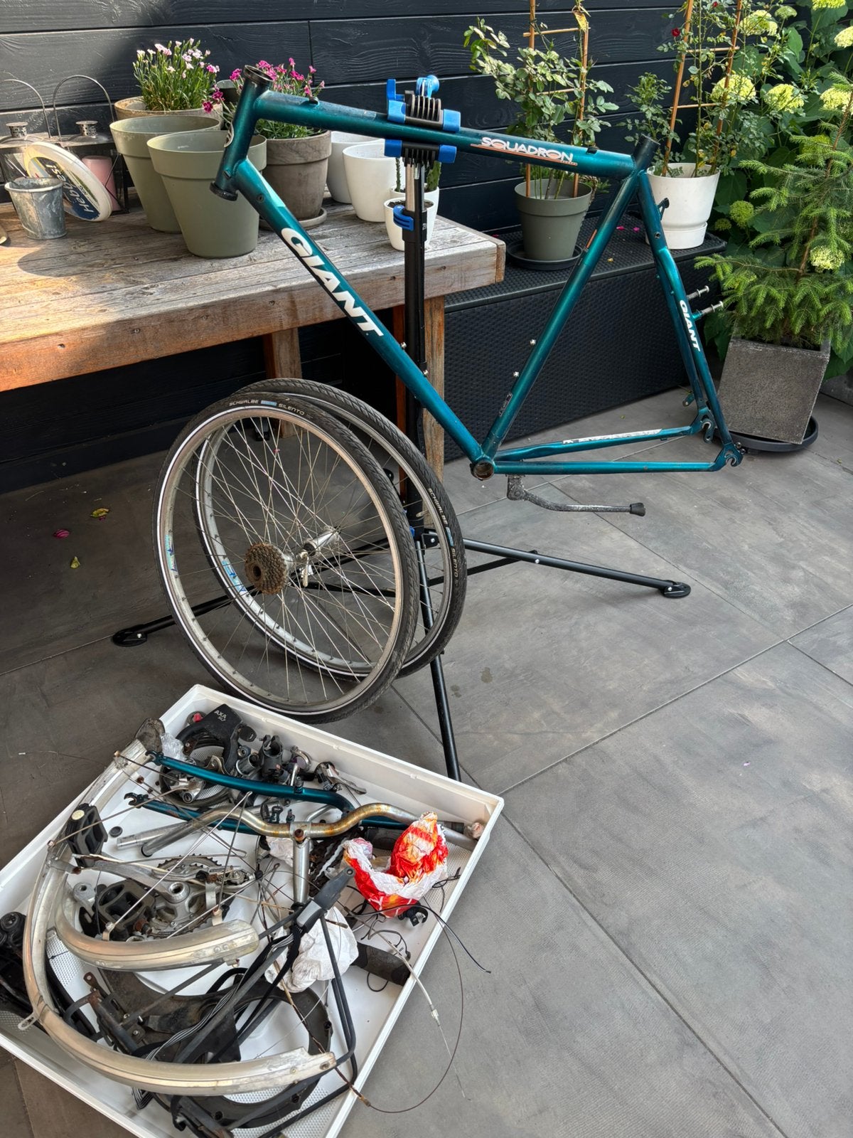 Frame en onderdelen, Fietsen en Brommers, Fietsen | Racefietsen, Minder dan 10 versnellingen, Gebruikt, Staal, Ophalen