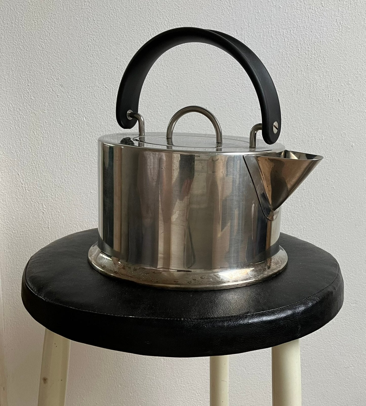 Design waterketel van Bodum Osiris Carsten Jørgensen, Met deksel, Ophalen of Verzenden, Gebruikt, Rvs