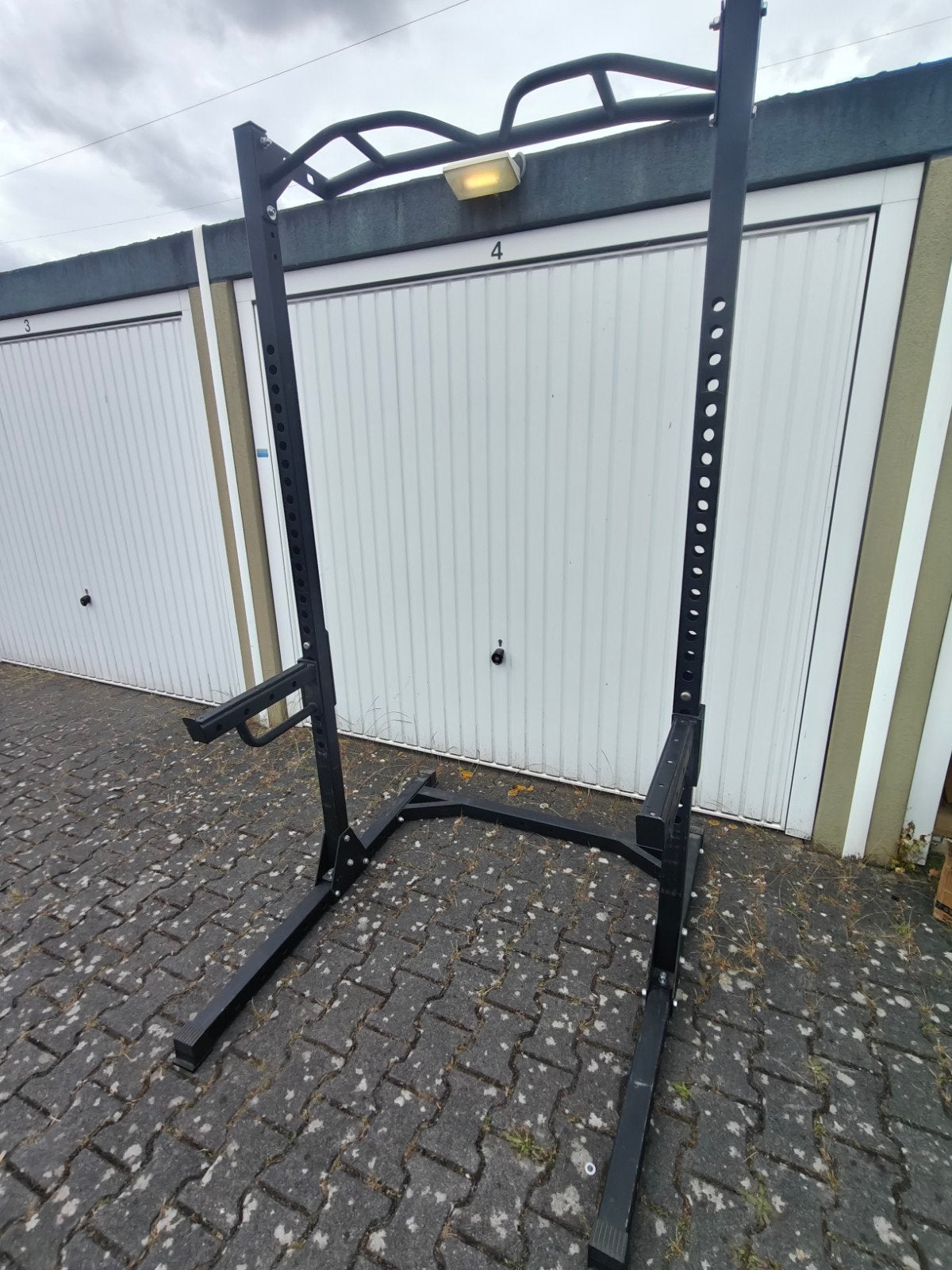 Squat Rack / Half rack Crossmaxx Lifemaxx, Ophalen, ., Overige typen, Zo goed als nieuw
