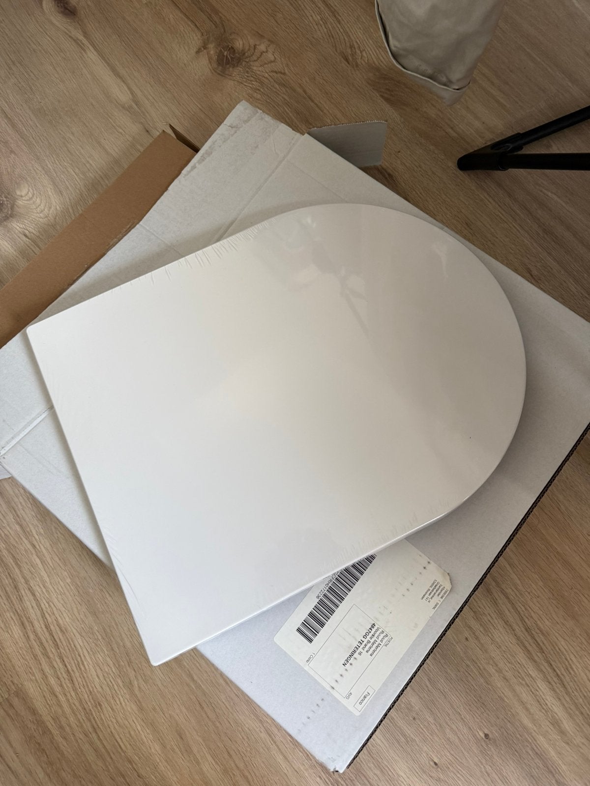 WC-bril - softclose en platte zitting - ongeopend, Ophalen, Minder dan 50 cm, Nieuw, Minder dan 100 cm
