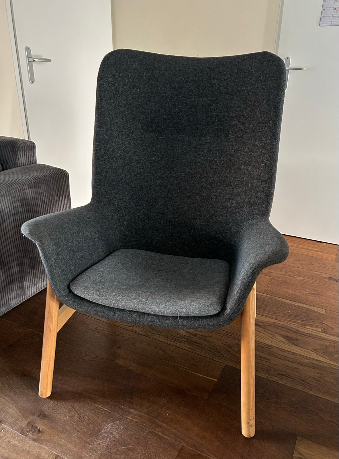 Fauteuil, Ophalen, Gebruikt, Hout, Eén