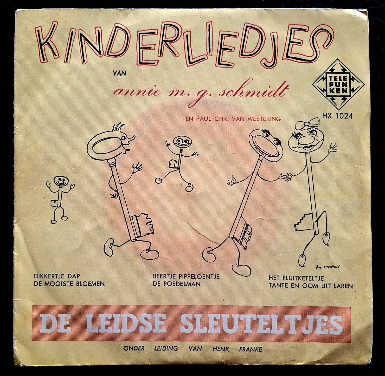 7"/SINGLE  LEIDSE SLEUTELTJES - Kinderliedjes, Cd's en Dvd's, Vinyl Singles, Ophalen of Verzenden, Gebruikt, Pop