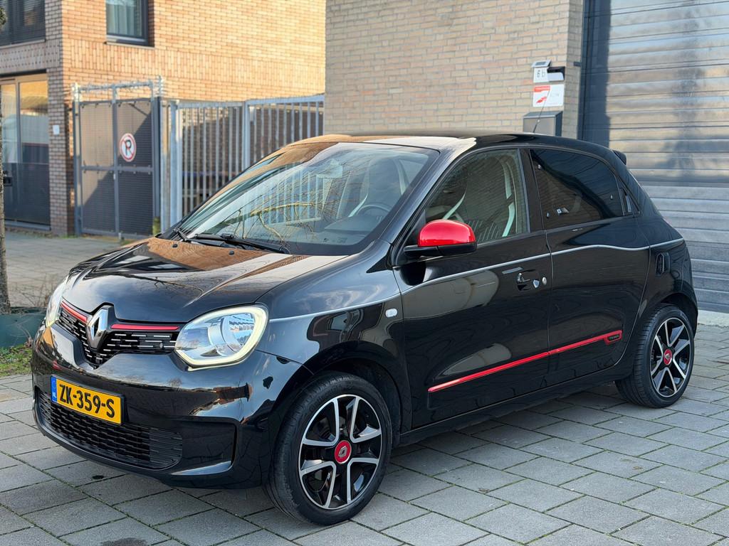 Renault Twingo 1.0 SCe Intens Airco Cruise Leder LMV Carplay, Gebruikt, 4 stoelen, Parkeersensor, Zwart
