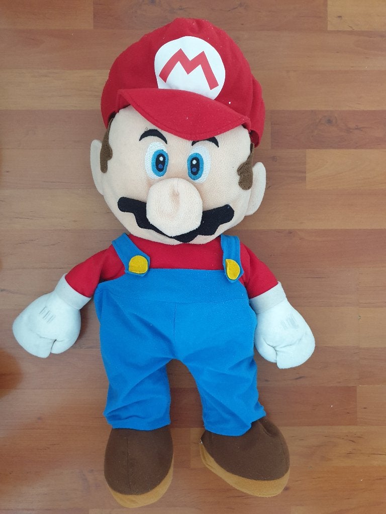 Grote Mario Bros Knuffel - 70cm hoog, Overige typen, Ophalen of Verzenden, Zo goed als nieuw, Nintendo