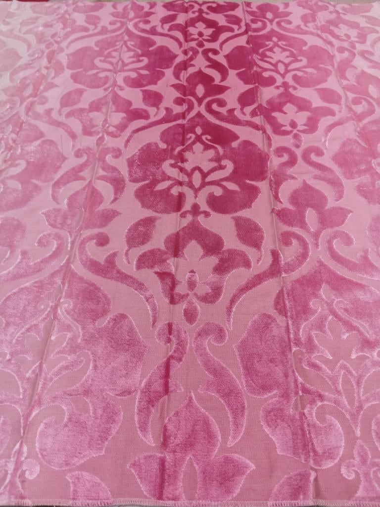 Velour stof met kleurverloop 110x136 cm, Nieuw, Ophalen of Verzenden, 30 tot 120 cm, Katoen