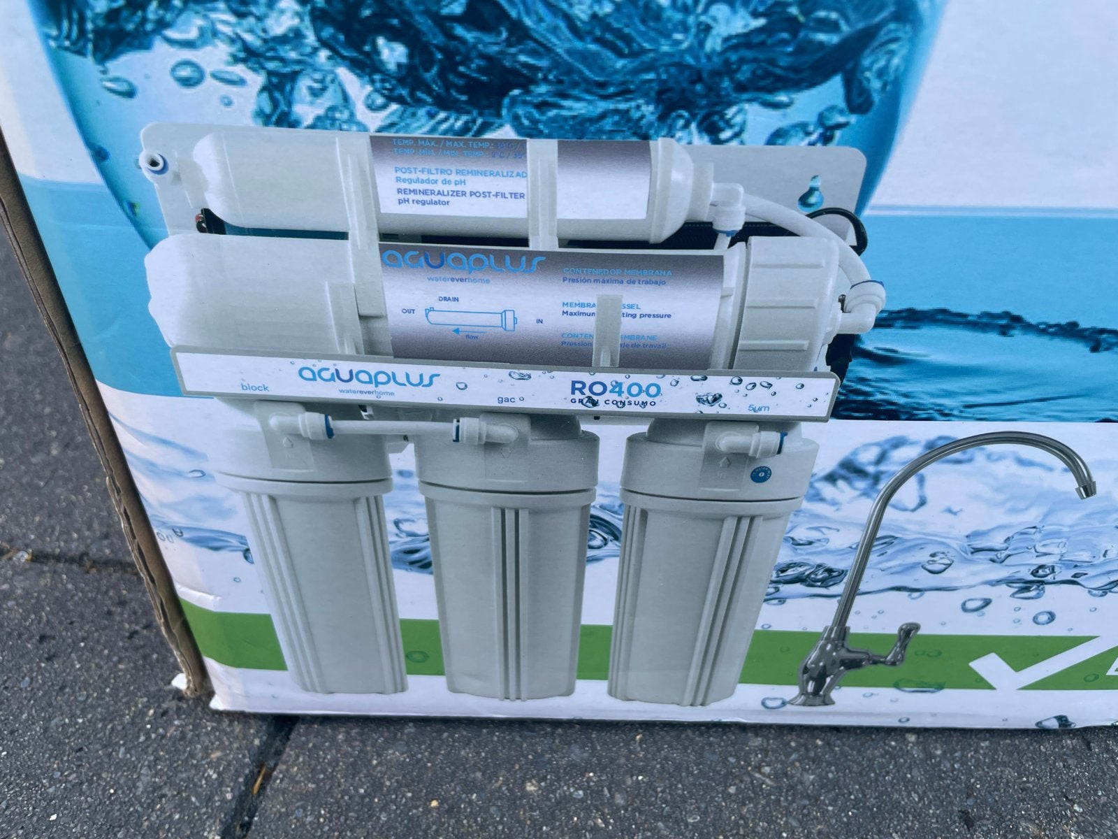 Waterfilter Aquaplus RO400 c voor boot, camper, tiny house, Ophalen, Nieuw