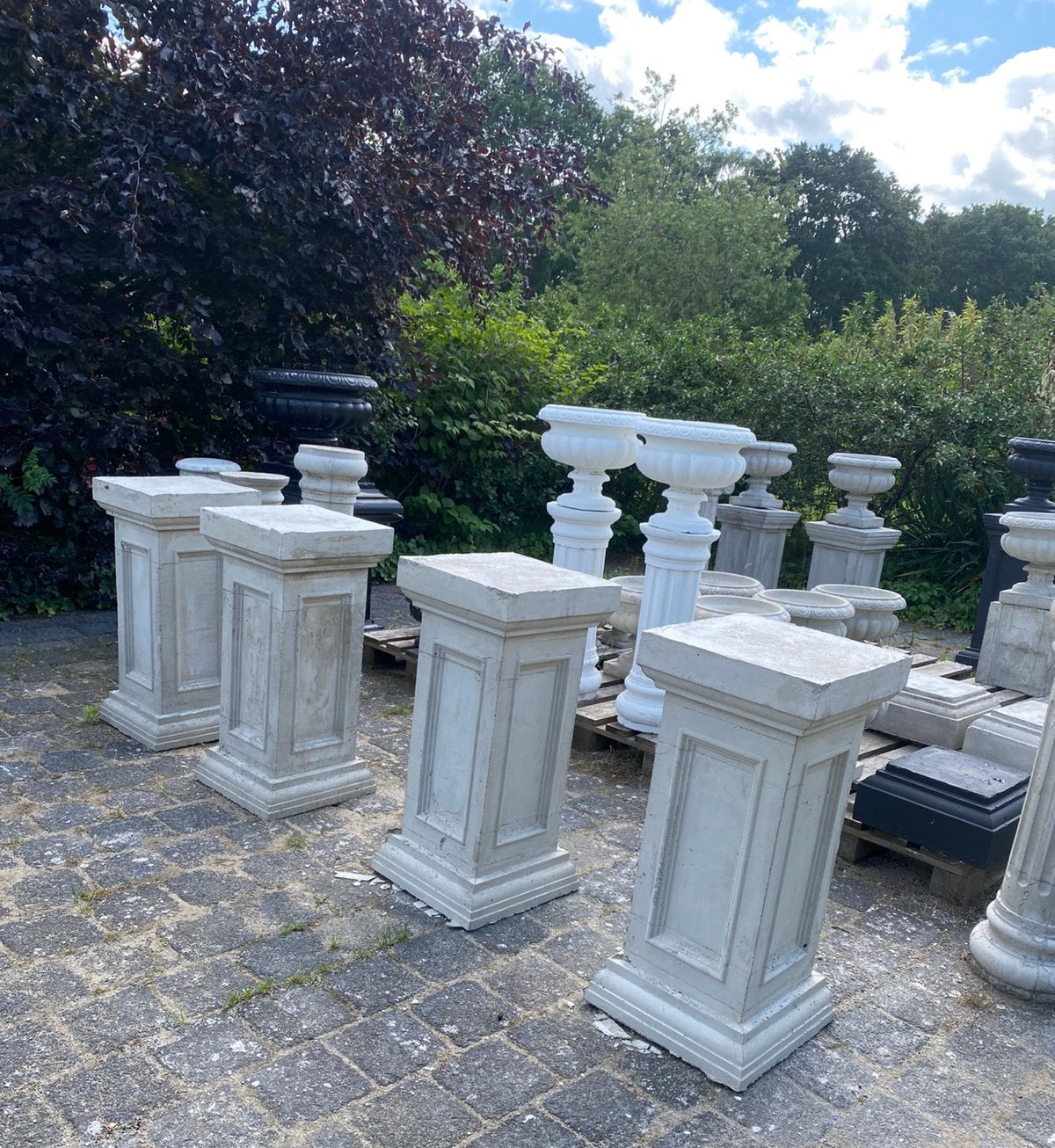 Italiaanse betonnen zuilen in diverse maten 60,70,90 cm hoog, Ophalen, Nieuw
