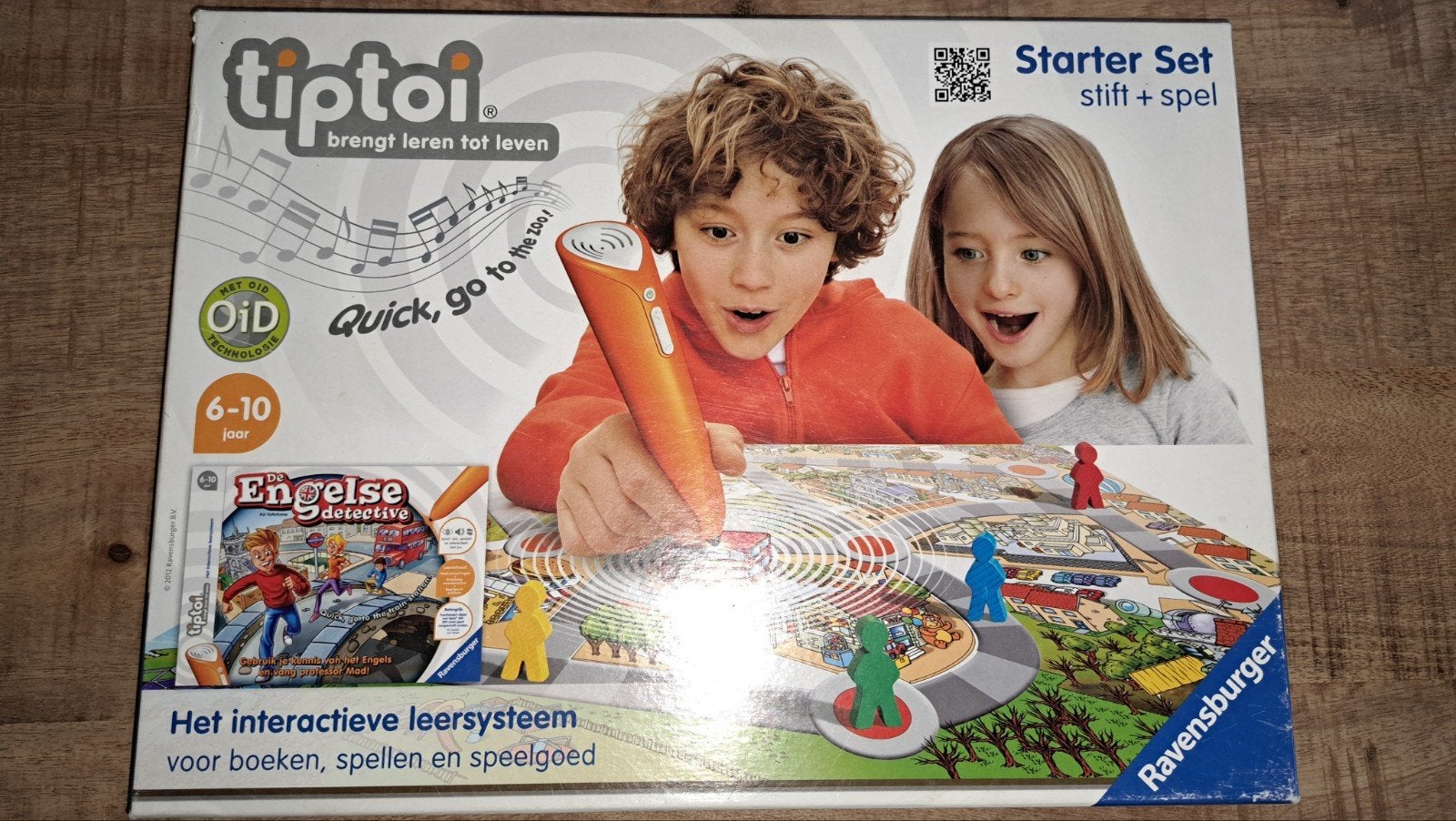 Tiptoi Starter Set: De Engelse Detective (6-10 jaar), Een of twee spelers, Ophalen, Zo goed als nieuw, Ravensburger