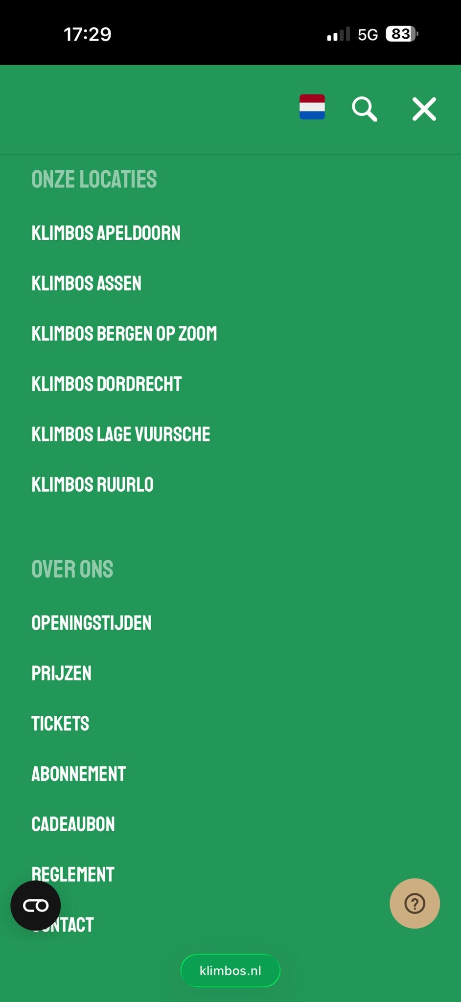 2 reguliere tickets klimbos alle routes, Twee personen, Ticket of Toegangskaart