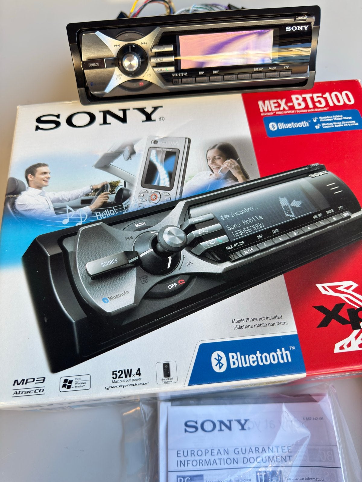 Sony MEX-BT5100 Autoradio met Bluetooth zo goed ala nieuw!, Ophalen of Verzenden, Zo goed als nieuw