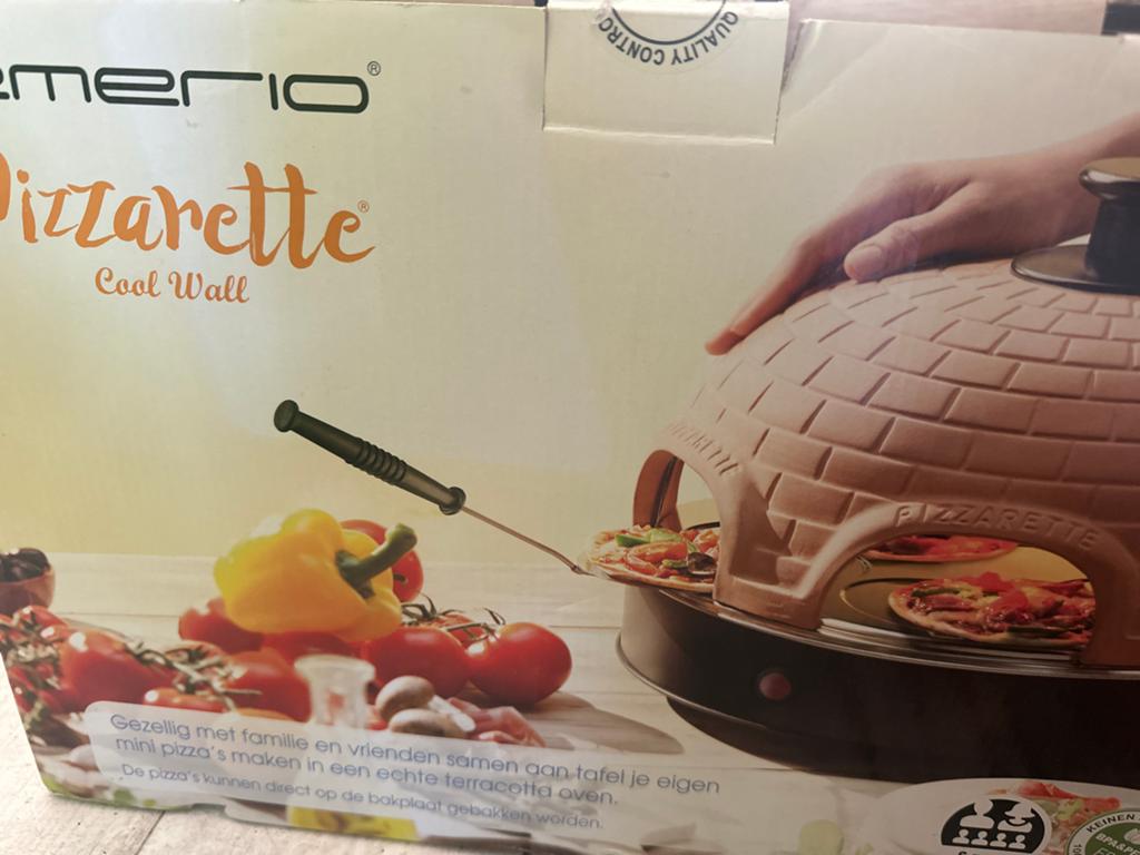 Emerio Pizzarette Cool Wall - Mini Pizza Oven, Minder dan 45 cm, Overige merken, Pizzaoven, Ophalen of Verzenden