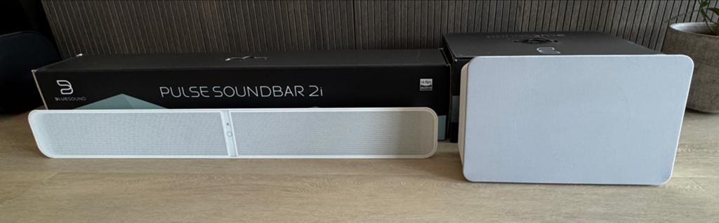 Bluesound Pulse Soundbar 2i met Pulse Sub (Wit), Audio, Tv en Foto, Home Cinema-sets, Overige merken, 70 watt of meer, Ophalen of Verzenden