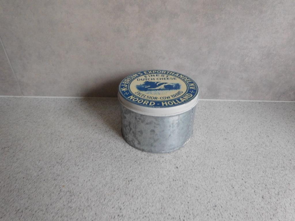 Blik 12x8 cm. Finest Dutch Excelsior Cow Brand, Ophalen of Verzenden, Zo goed als nieuw, Overige, Overige merken
