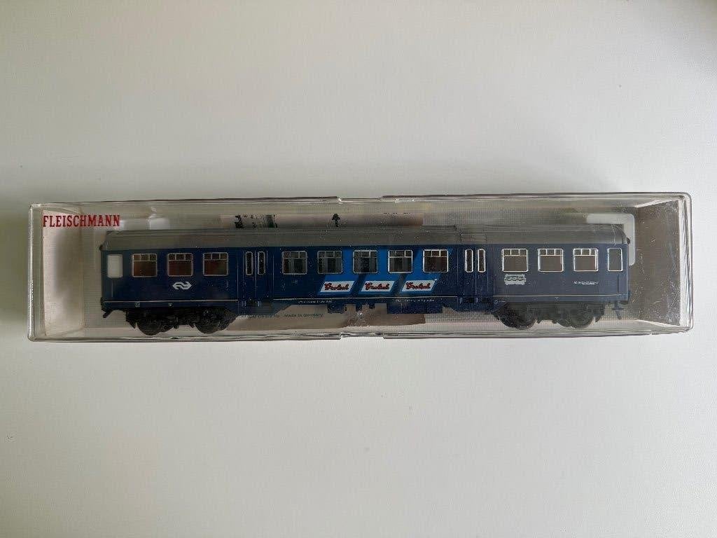 Vintage Fleischmann 5156 NS personenrijtuig (Grolsch) (OVP), Hobby en Vrije tijd, Modeltreinen | H0, Wisselstroom, Gebruikt, Fleischmann
