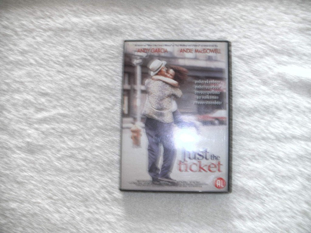 Dvd: Just the ticket, met Andy Garcia en Andie Macdowell., Engels, Alle leeftijden, Nederlands, Zo goed als nieuw