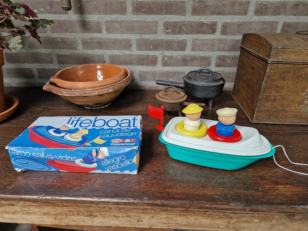 Vintage Tupperware speelgoed - Tuppertoys Lifeboat, Ophalen of Verzenden