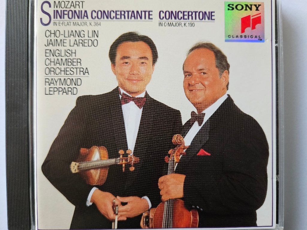 Mozart - Sinfonia K364 + Concertone K190 Leppard Laredo Lin, Kamermuziek, Mozart, Ophalen of Verzenden, Zo goed als nieuw