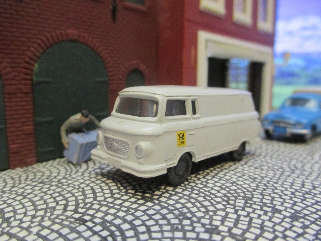 1961 Barkas B 1000 Kastenwagen - VEB Espewe DDR POST, Hobby en Vrije tijd, Modelauto's | 1:87, Ophalen of Verzenden, Gebruikt