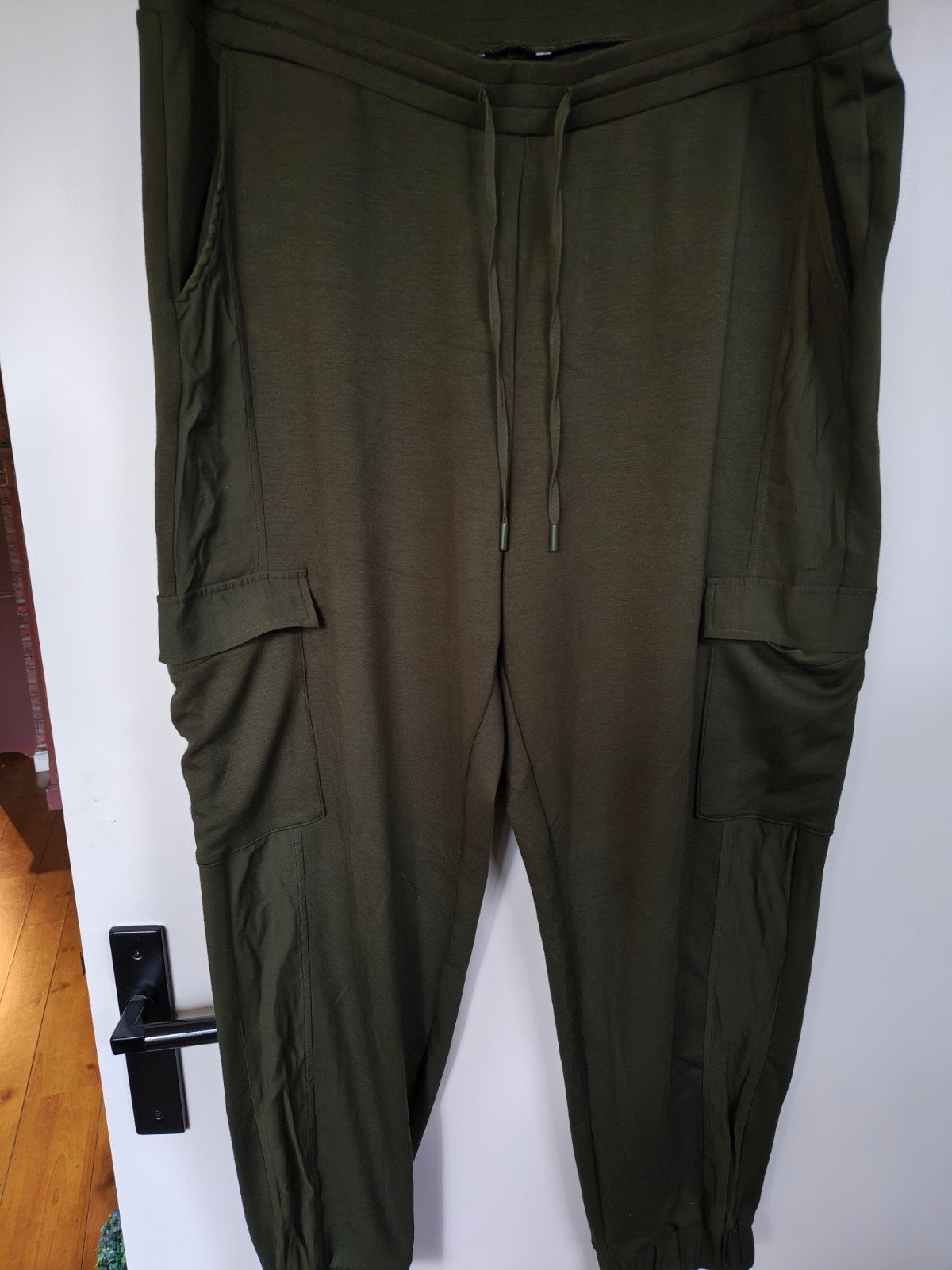 baggy broek maat 52 groen stretch, Ophalen of Verzenden, Zo goed als nieuw, Groen, Broek of Spijkerbroek