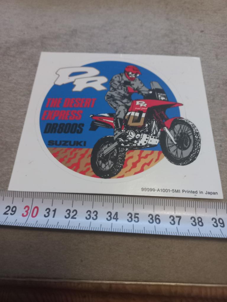 Suzuki DR800S The Desert Express Sticker, Motoren, Ophalen of Verzenden