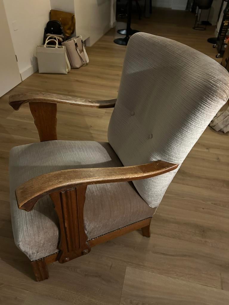 Vintage stoel, Huis en Inrichting, Fauteuils, Ophalen, Gebruikt, Minder dan 75 cm, Vintage