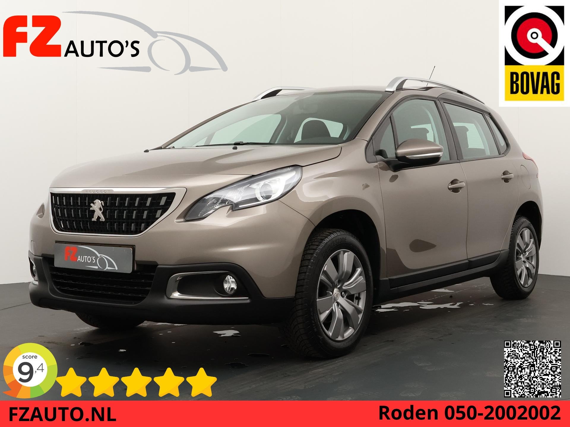 Peugeot 2008 1.2 PureTech Blue Lion - Navigatie - Cruise Con, Voorwielaandrijving, Stof, Euro 6, Origineel Nederlands