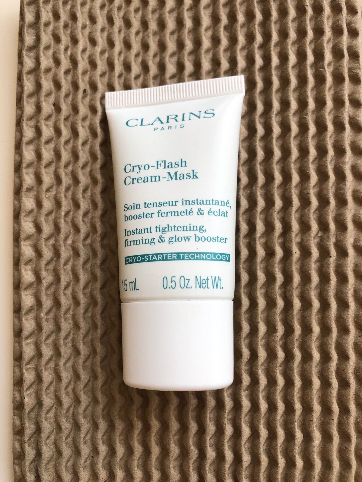 Clarins Cryo-Flash Cream-Mask 15ml - Verstevigend, Verzenden, Nieuw, Gehele gezicht, Verzorging