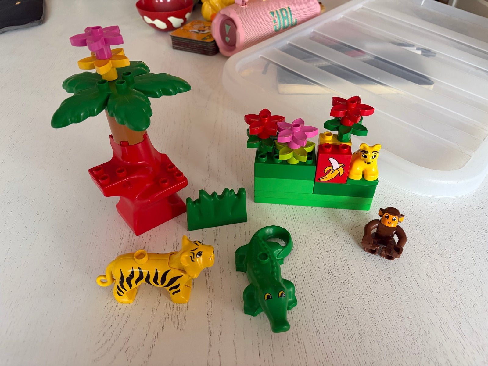 Lego Duplo Set 2864 Dieren Vrienden (1992), Lego, Ophalen of Verzenden, Zo goed als nieuw, Complete set